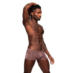 S-M-XL  Male Power Mauve Inter-Mingle Mini Short 145-274